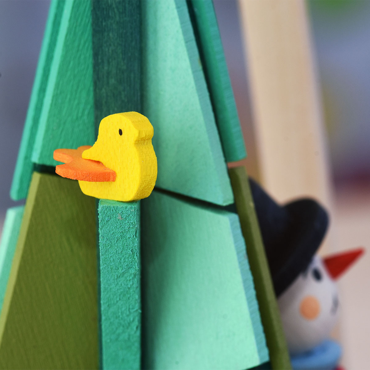 Christmas Pyramid (Medium) - Frosty the Snowman in a Christmas Forest